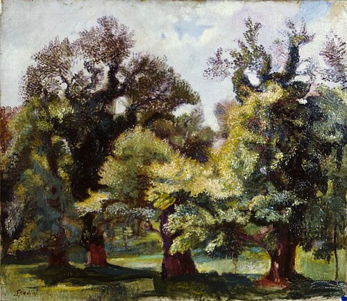 Nel Parco di Villa Borghese, , Armando Spadini