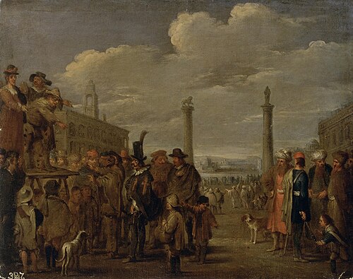 Street Comedians on the Square, , Matteo dei Pitocchi