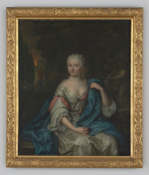 Portrait of Jacoba Maria van Wassenaer van Duvenvoorde (1709-1771), 1733, Mattheus Verheyden