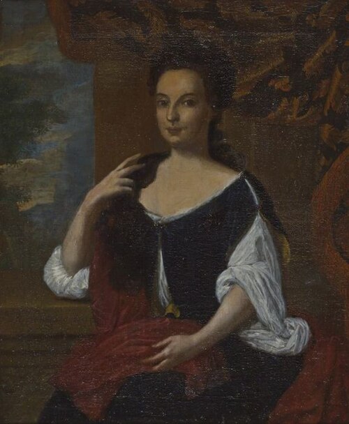 Portrait de (possible) Charlotte Bernaige (1719-1777), 1751, Mattheus Verheyden