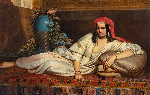 Odalisque (The Almeh), 1842, Édouard De Bièfve