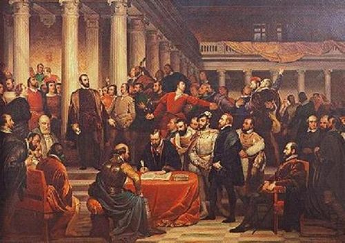 Le Compromis des nobles en 1566, 1849, Édouard De Bièfve