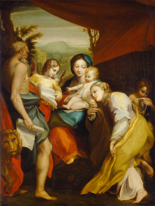 Madonna of Saint Jerome, 1764, Matthew Pratt