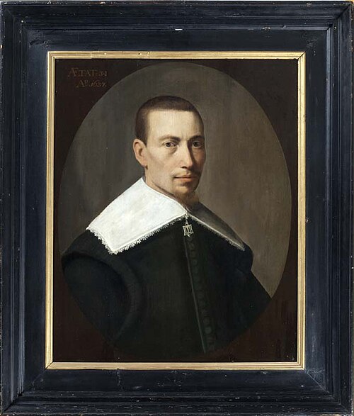 Portret van Gysbert Japicx, 1637, Matthijs Harings