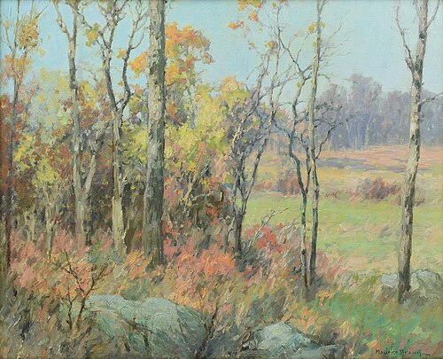 The Wood Lot, 1920, Maurice Braun