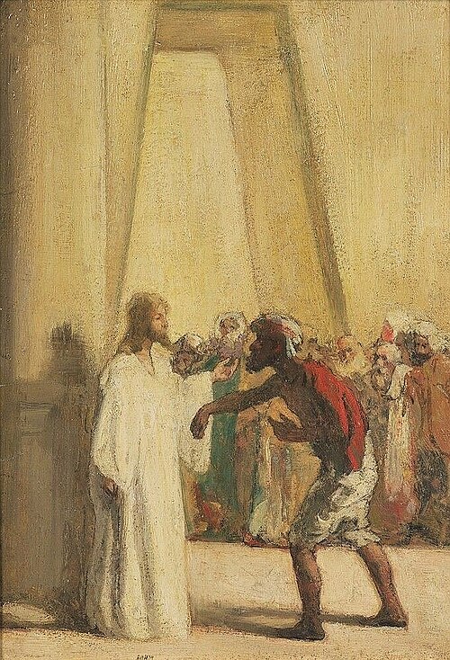 Christ in the Temple, , Max Bohm
