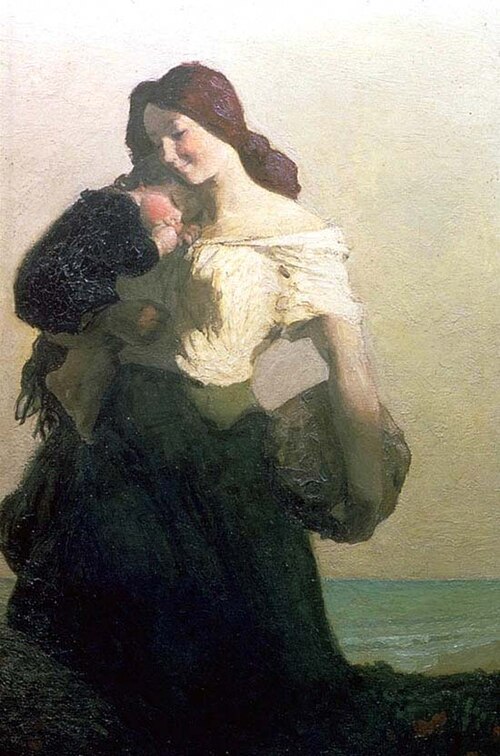 The Happy Mother, 1913, Max Bohm
