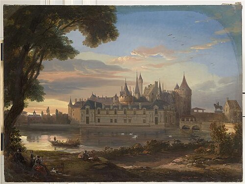 Le château de Chantilly au XVIIe siècle, 1846, Maximilien Godefroy