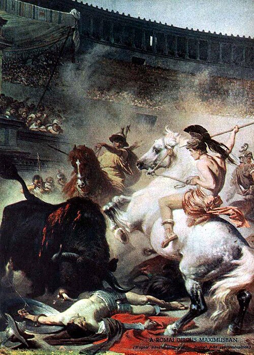 In the Circus Maximus in Rome, , Sándor Wagner