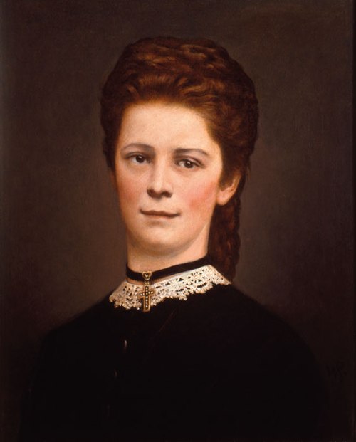 Portrait of Empress Elisabeth of Austria, 1867, Sándor Wagner