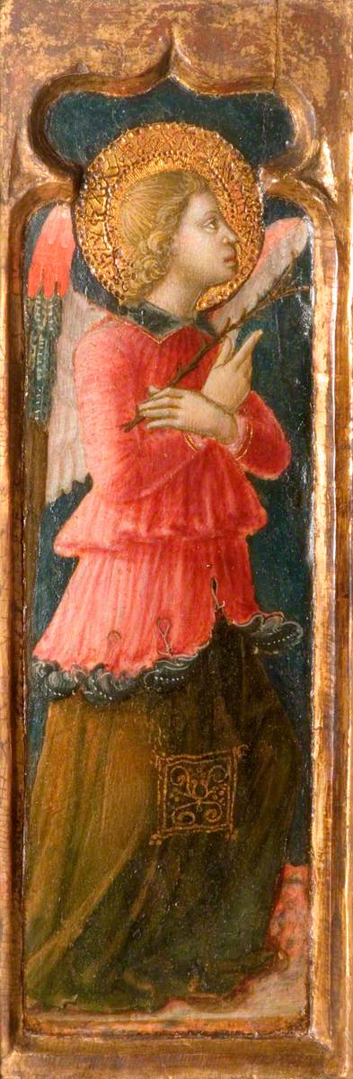 An Angel of the Annunciation, , Lorenzo Salimbeni