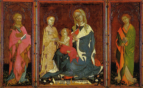 Noces mystiques de sainte Catherine, 1400, Lorenzo Salimbeni