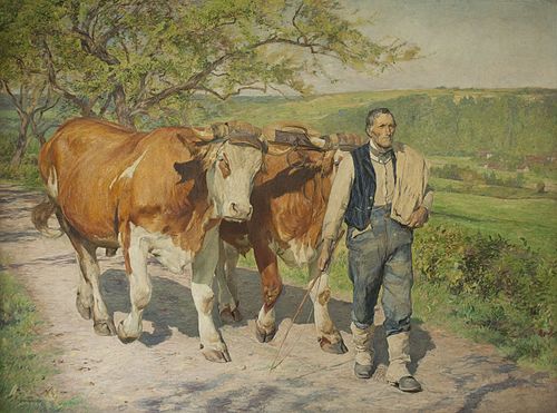 Le Paysan, , Eugène Burnand
