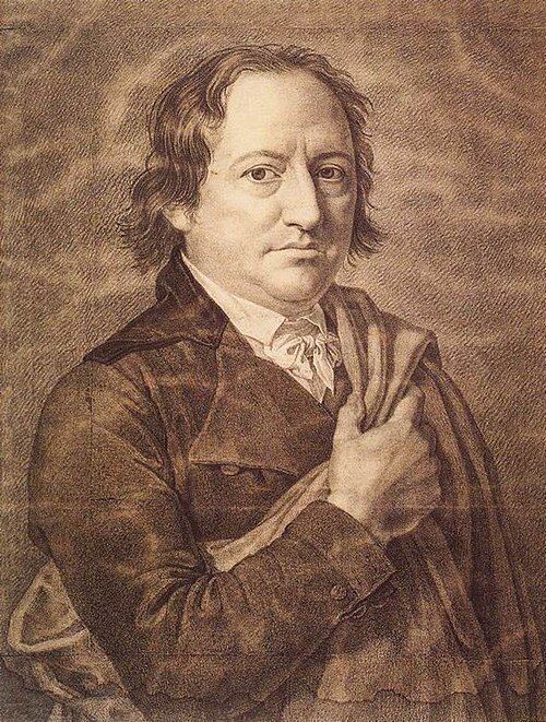 Portrait of Johann Wolfgang von Goethe, 1800, Friedrich Bury