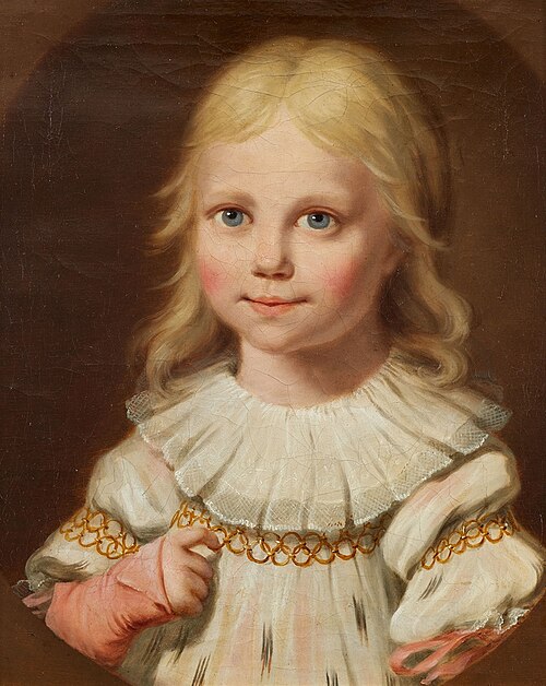 Kinderbildnis Charlotte Catherine Jacobine Leonhard, 1799, Friedrich Bury