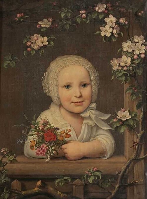 Porträt der Marie Friederike Christine, 1806, Friedrich Bury
