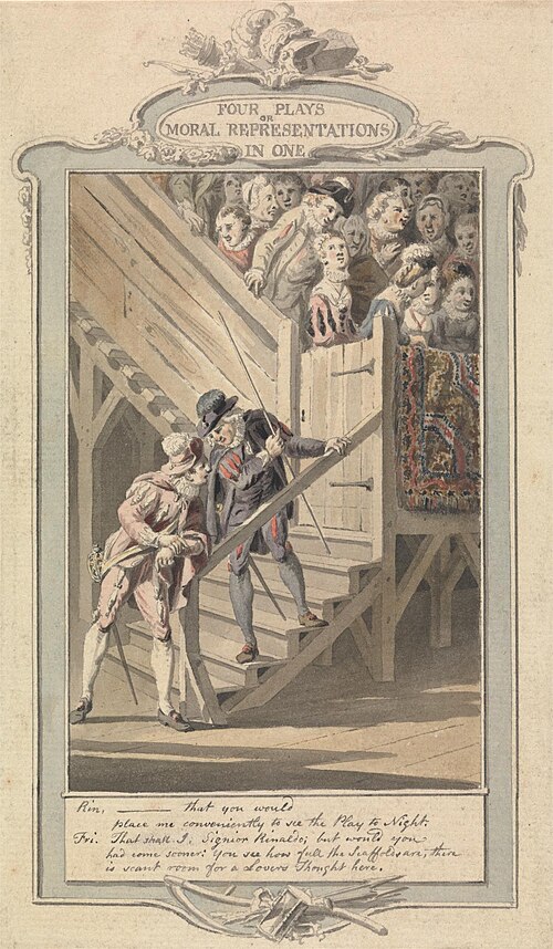 Illustration to Beaumont and Fletcher, , Michael Angelo Rooker