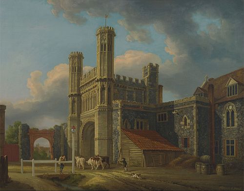 St. Augustine's Gate, Canterbury, 1778, Michael Angelo Rooker