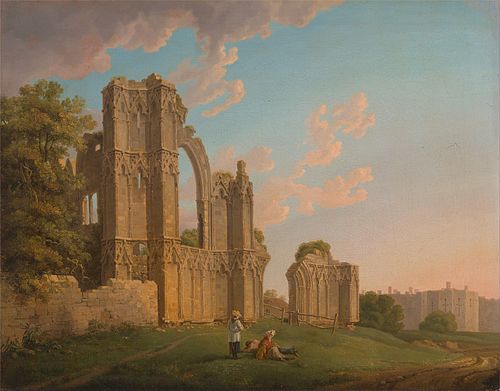 St. Mary's Abbey, York, 1778, Michael Angelo Rooker