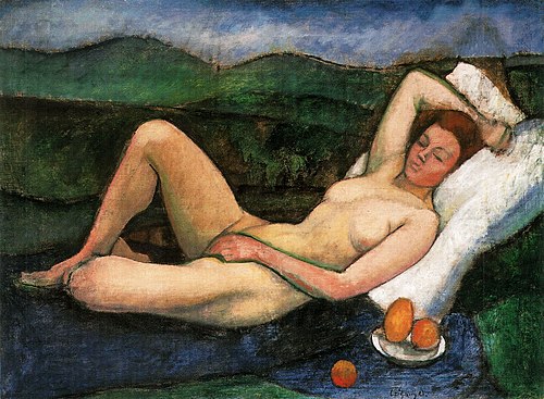 Reclining Nude, , Dezső Czigány