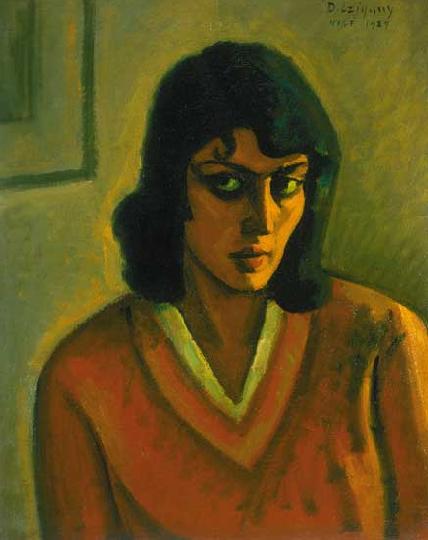 Női portré, 1929, Dezső Czigány
