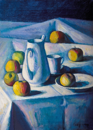 Fehér csendélet (Csendélet almákkal), 1912, Dezső Czigány