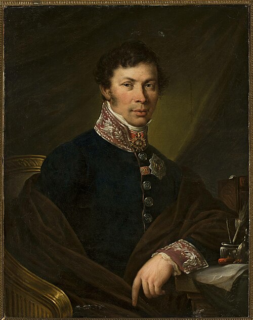 Portrait of Wojciech Rogoziński, 1844, Franz Ferdinand Lampi