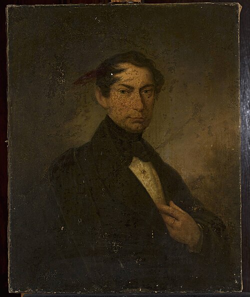 Portrait of Koronat Cyrański, 1846, Franz Ferdinand Lampi