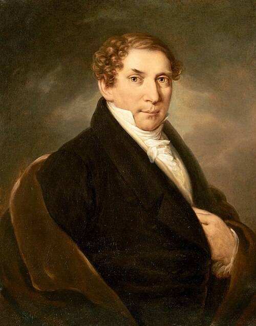 Portret mężczyzny, 1830, Franz Ferdinand Lampi