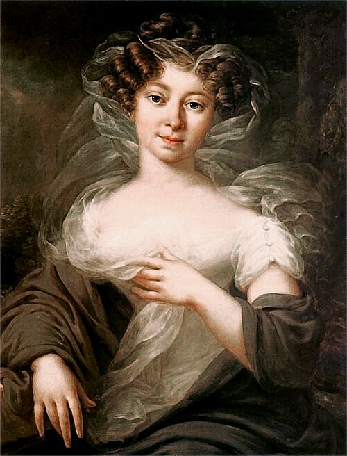 Portrait de Magdalena Łuszczewska., 1825, Franz Ferdinand Lampi