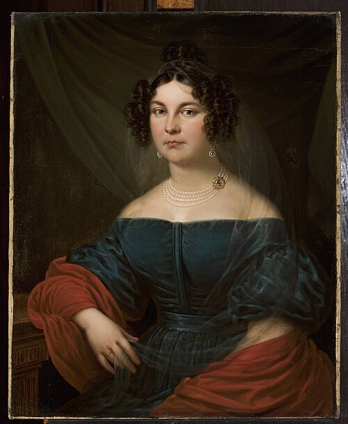 Portrait of Julia Wieman, 1840, Franz Ferdinand Lampi