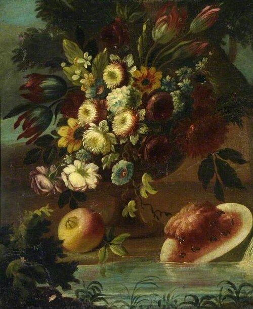 Flowers and Fruit, 1660, Michele Pace del Campidoglio