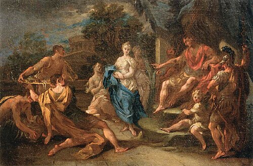 The Continence of Scipio, 1700, Michele Rocca