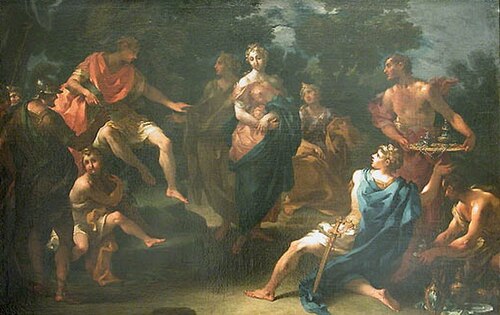 The Continence of Scipio, 1700, Michele Rocca