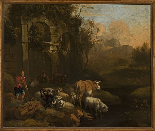 Cattle at the waterhole, , Michiel Carree