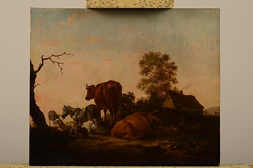 Landschap met vee, 1699, Michiel Carree