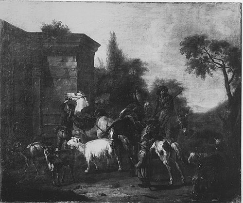 Italienische Landschaft, 1692, Michiel Carree