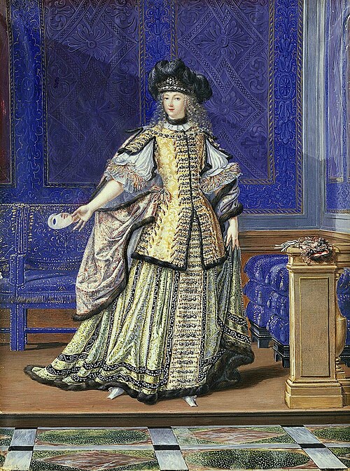 Portrait de Louise de La Vallière en costume polonais., 1663, Joseph Werner