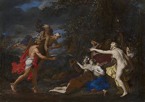 Perseus bei den Nymphen, 1673, Joseph Werner
