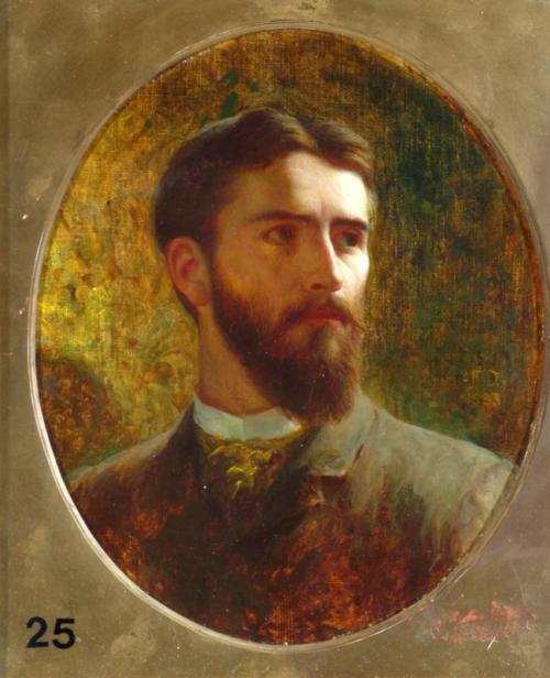 Self Portrait, 1883, Frank Bernard Dicksee