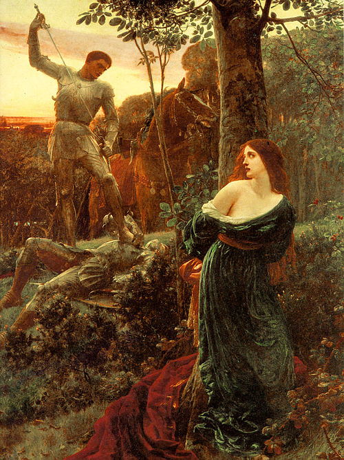 Chivalry, 1885, Frank Bernard Dicksee
