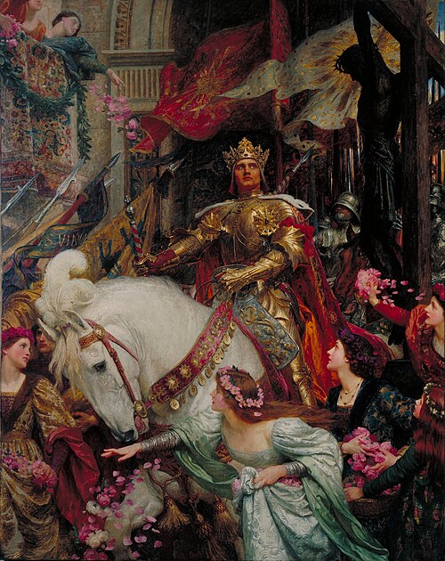 The Two Crowns, 1900, Frank Bernard Dicksee