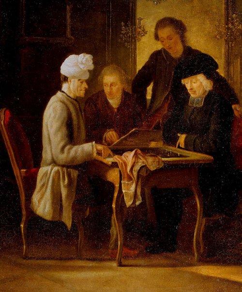 Voltaire at a Chess Table, 1772, Jean Huber