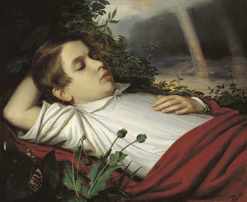 Sleeping Child, 1850, Mihály Kovács
