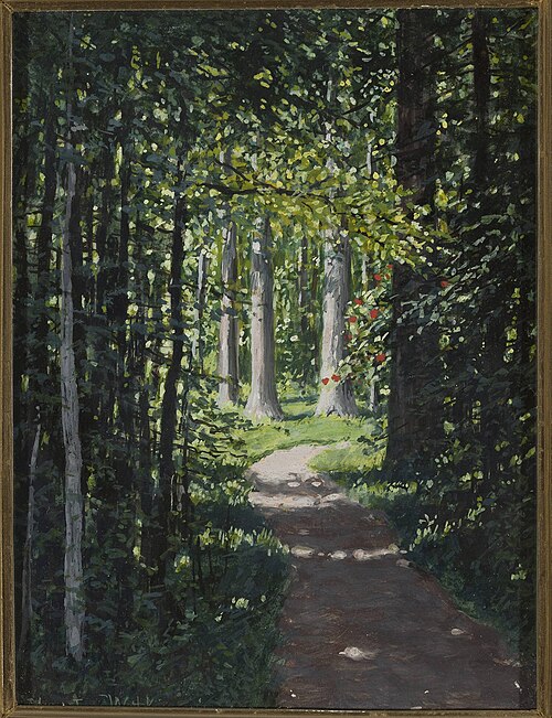 Road in the forest, 1910, Stanisław Witkiewicz