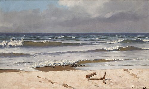 Coast at Połąga, 1889, Stanisław Witkiewicz