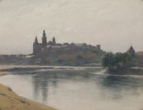 Wawel from the Vistula Side, 1903, Stanisław Witkiewicz