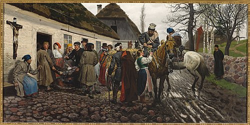 Wounded insurgent., 1881, Stanisław Witkiewicz