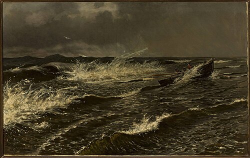 Baltic in Palanga., 1885, Stanisław Witkiewicz