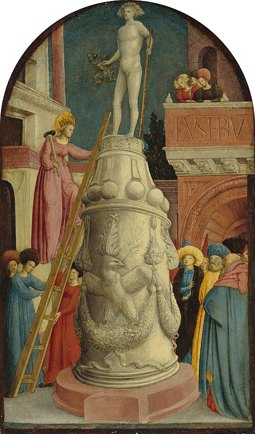 Saint Apollonia Destroys a Pagan Idol, 1443, Giovanni d'Alemagna